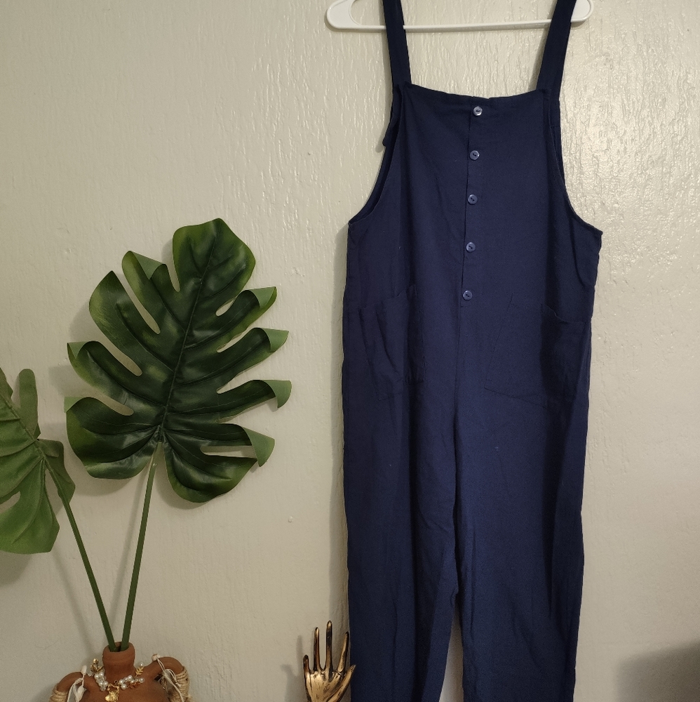 Slouchy overalls